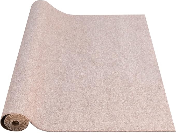 Happybuy 6 ft x 18 ft Brown Marine Carpet for Boats Waterproof - 0.18" Thick Indoor Outdoor Rug Carpet Roll for Home Patio Porch Deck